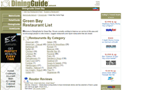 Desktop Screenshot of green.bay.diningguide.com