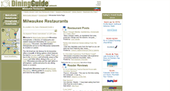 Desktop Screenshot of milwaukee.diningguide.com