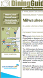 Mobile Screenshot of milwaukee.diningguide.com