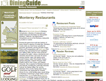 Tablet Screenshot of monterey.diningguide.com