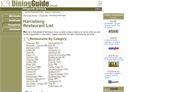 Desktop Screenshot of harrisburg.diningguide.com