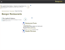 Tablet Screenshot of bangor.diningguide.com