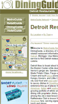 Mobile Screenshot of detroit.diningguide.com