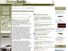 Tablet Screenshot of newark.diningguide.com