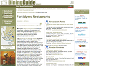 Desktop Screenshot of fort.myers.diningguide.com