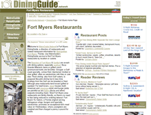 Tablet Screenshot of fort.myers.diningguide.com