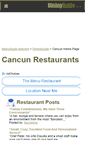 Mobile Screenshot of cancun.diningguide.com