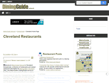 Tablet Screenshot of cleveland.diningguide.com