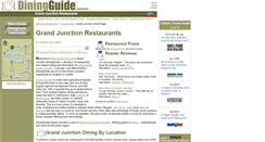 Desktop Screenshot of grand.junction.diningguide.com