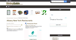 Desktop Screenshot of albany.diningguide.com