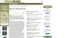 Desktop Screenshot of macon.diningguide.com