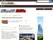 Tablet Screenshot of albuquerque.diningguide.com