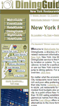 Mobile Screenshot of new.york.diningguide.com