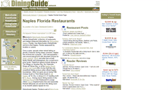 Desktop Screenshot of naples.diningguide.com