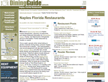 Tablet Screenshot of naples.diningguide.com