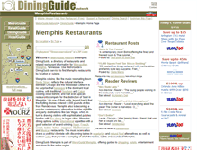 Tablet Screenshot of memphis.diningguide.com