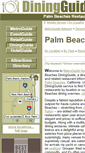 Mobile Screenshot of palm.beaches.diningguide.com