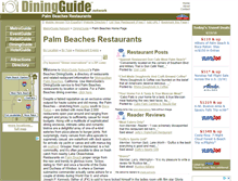 Tablet Screenshot of palm.beaches.diningguide.com