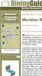 Mobile Screenshot of meridian.diningguide.com