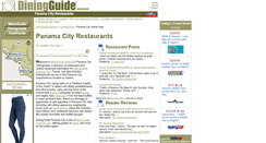 Desktop Screenshot of panama.city.beach.diningguide.com