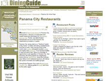 Tablet Screenshot of panama.city.beach.diningguide.com