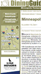 Mobile Screenshot of minneapolis.saint.paul.diningguide.com