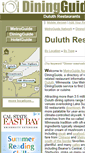 Mobile Screenshot of duluth.diningguide.com